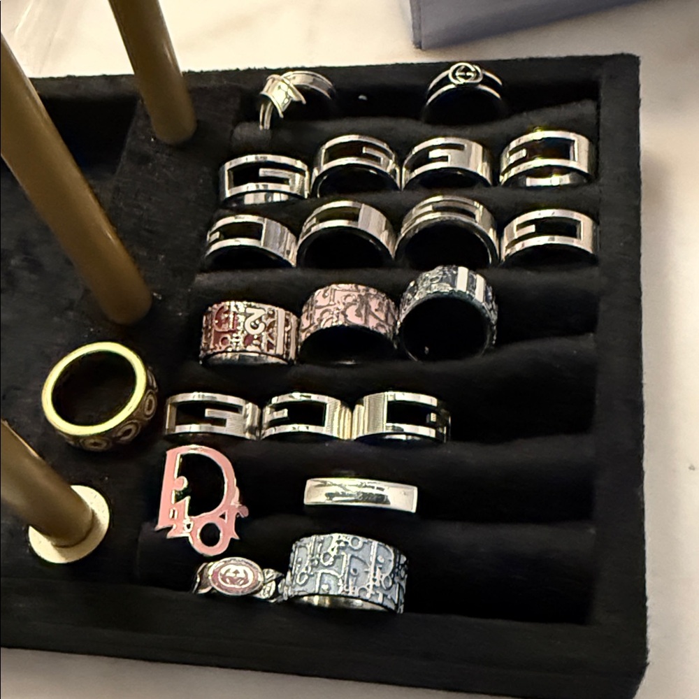 Dior Gucci coco Chanel rings pick one